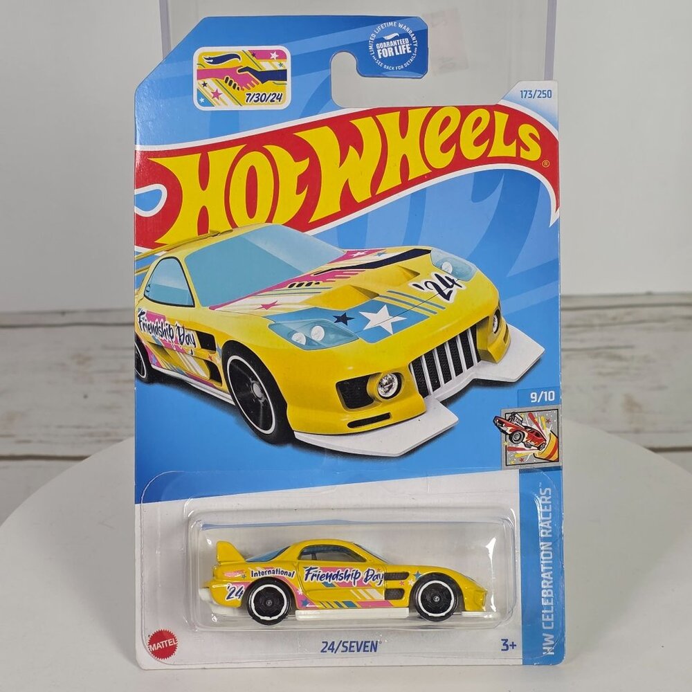 Hot Wheels 24/Seven Celebration Racers Yellow Car 173/250